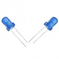 Halmet Mantar Led 5mm Mavi