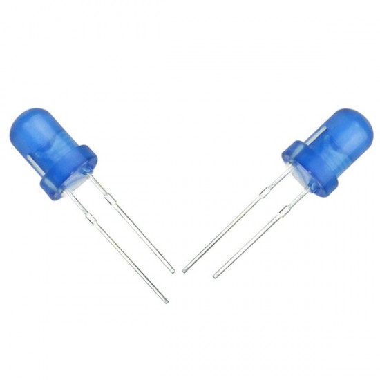 Halmet Mantar Led 5mm Mavi