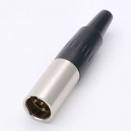 Mini Canon XLR 3 Pin Erkek Jack Fiş 10x47mm