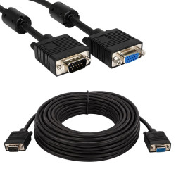 Narita HD15P Erkek/Dişi 15 Pin 30 Metre VGA Görüntü Uzatma Kablosu