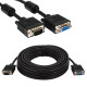 Narita HD15P Erkek/Dişi 15 Pin 30 Metre VGA Görüntü Uzatma Kablosu