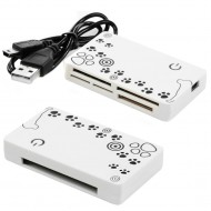 Narita HT-02A Usb 2.0 Support Sd-Mmc-Mini Sd-T Flash-Ms-Ms Pro All In One Çoklu Kart Okuyucu 