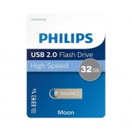 Philips FM32FD160B/00 32GB Moon Klasik Gümüş USB 2.0 Metal Flash Bellek