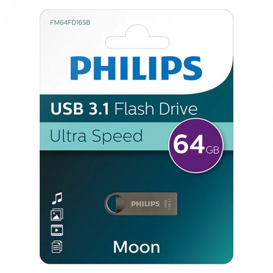 Philips Moon FM64FD165B/00 64GB USB 3.1 Flash Bellek