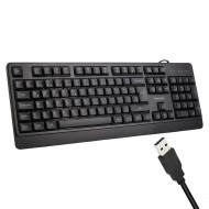 Philips SPK6247B USB 1.2 Metre Kablolu Klasik Siyah Numpadli Türkçe Q Klavye