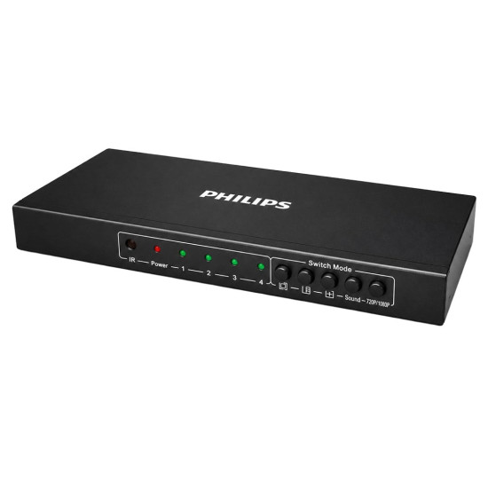 Philips SWR9101W/93 HDMI Quad Multi-Viewer 4-Giriş 1-Çıkış Ekran Bölücü ve Seçici Switch