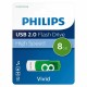 Philips Vivid FM08FD05B/00 8GB USB 2.0 Flash Bellek
