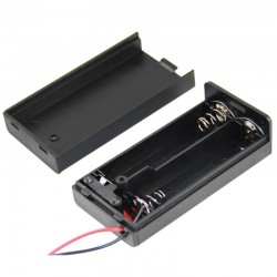 POWERMASTER  2'li AA Kapaklı Switch'li Pil Yuvası (IC-233C