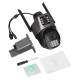 Plato PL-39050 Dual Smart Çift Kameralı Gece Görüşlü 3MP+3MP Speed Dome Wi-Fi Güvenlik Kamerası iCSee