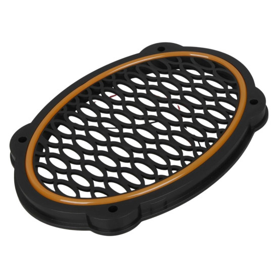 Poke PK-5052 Oval Hoparlör Kapağı Turuncu LED Sabit (2'li Paket)