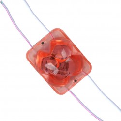 Powermaster PM-14712 12 Volt 2 Watt Kırmızı Yanıp Sönen Çakar 4333-3030 Modül Led 43x33x28mm