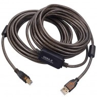 Powermaster PM-29486 Şeffaf Chipset 10 Metre Usb 2.0 Yazıcı Kablosu                                 