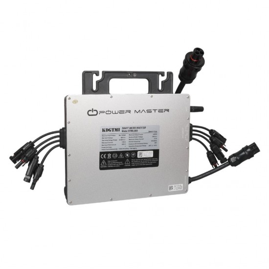 PowerMaster EM3000 3000 Watt Solar Micro Inverter AC220 Volt Trifaze Şebeke Bağlantılı MPPT İnvertör