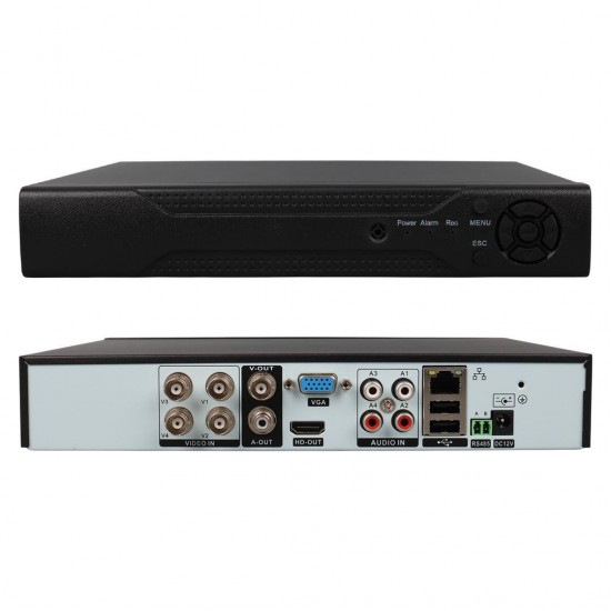PowerMaster PM-12180 4 Kanal 5MP Destekli 1080N H265 Xmeye Video Çıkışlı DVR/XVR Kayıt Cihazı