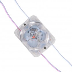 Powermaster PM-14717 12 Volt 2 Watt Karışık (R+B) Yanıp Sönen Çakar 4333-3030 Modül Led 43x33x28mm