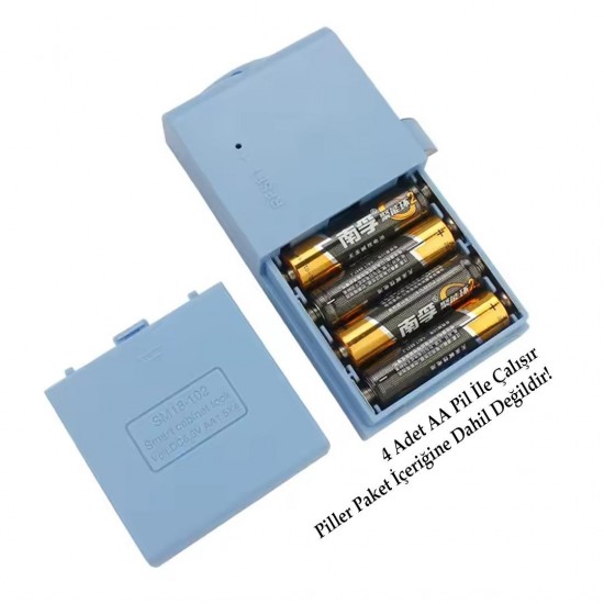 PowerMaster PM-26727 125Khz RFID Dijital Çekmece Dolap Kilidi (2'li Paket)