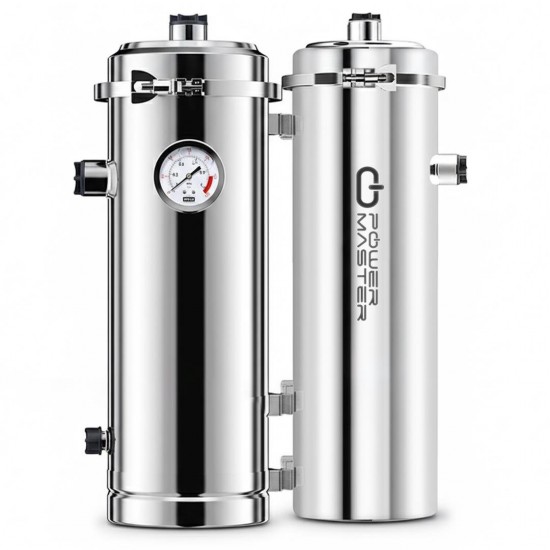 PowerMaster PM-28653 Ana Hat Su Arıtma Sistemi 5.000 L/Saat Paslanmaz Çelik Gövdeli Yıkanabilir UF-PVDF Filtreli
