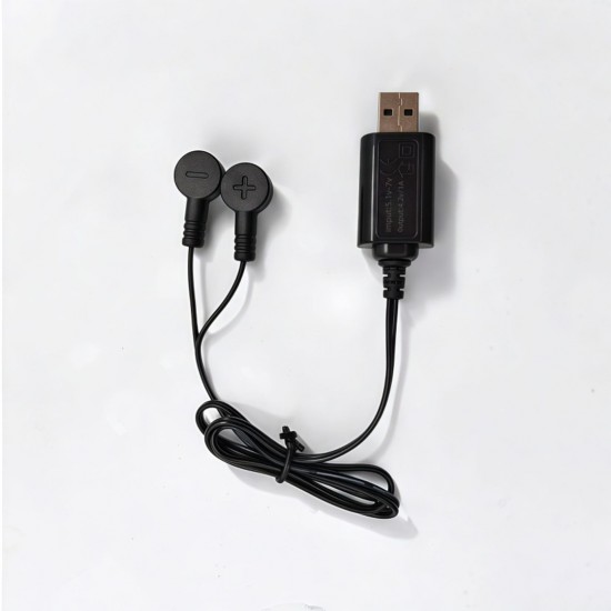 PowerMaster PM-29723 4.2V 1A Manyetik USB Şarj Kablosu Büyük Lityum Piller İçin Portatif Şarj Çözümü