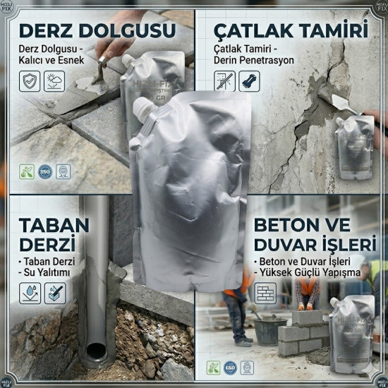 Powermaster PM-29729 Çabuk Kuruyan Suya Dayanaklı 500 Gr. Güçlü Yapıştırıcı