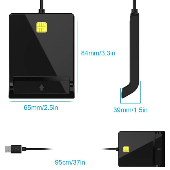Powermaster PM-29960 USB Akıllı Kart Okuyucu CAC Reader
