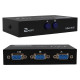 PowerMaster PM-4263 2 Port Giriş 1 Çıkış Manuel VGA Splitter Toplayıcı Switch (2 PC 1 Ekran)