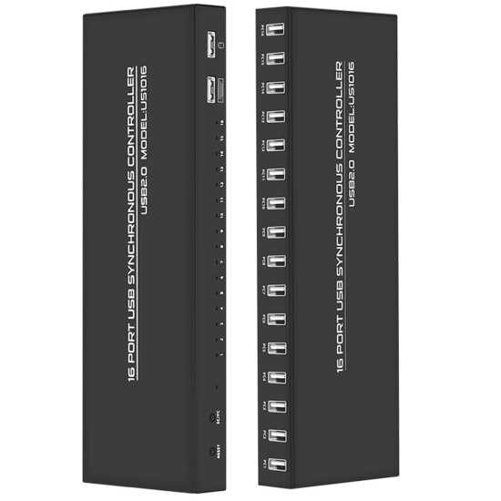Powermaster US1016 Profesyonel 16 Port USB Çoklu Kontrol ve Senkronizasyon Cihazı