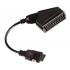 Scart Dişi - Samsung Girişi Erkek Çevirici Kablo (Scart - HDMI Çevirici Değildir)