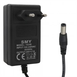 Smy 1624E 29 Volt 1 Amper 5.5*2.5mm + 5.5x2.1mm Uçlu Uyumlu Priz Tipi Adaptör