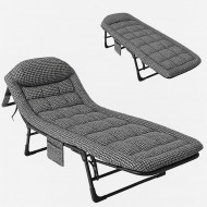 Sunup SN-26975 Taşınabilir Ayarlanabilir 5 Kademe Sünger Kamp Yatak Şezlong (Kazayağı)