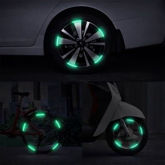 Sunup SN-29083 20'li Araç Tekerlek Fosforlu Stıcker (Karışık Renk)