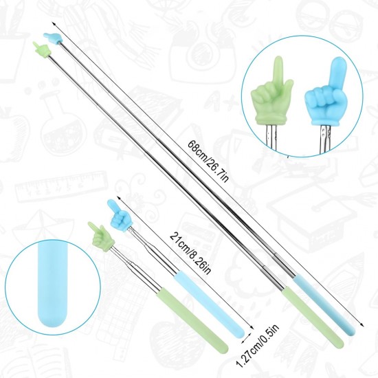 Sunup SN-29159 Parmak İşaretli Teleskobik İşaret Çubuğu Sunum Kalemi