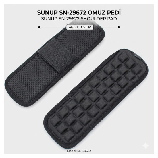 Sunup SN-29674 Çanta Askı Omuz Destek Pedi 33.5x11Cm