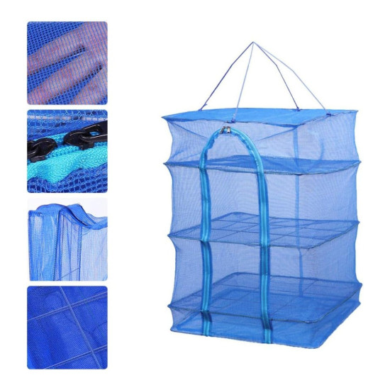 Sunup SN-29685 Sinek Geçirmez Sebze Meyve Ve Balık Kurutma Filesi