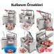 Sunup SN-30982 Otomatik Kemik ve Et Kesme Makinesi Gıda Sınıfı Paslanmaz Çelik Endüstriyel Giyotin Dilimleyici