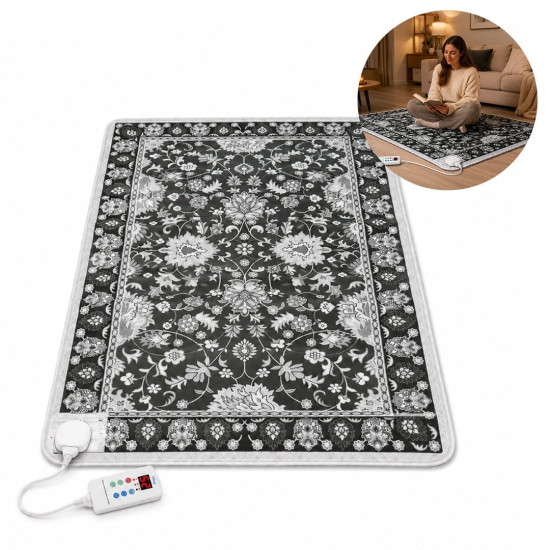 Sunup TY-1*2 859W 100X200CM Isıtmalı Pad Halı - Dijital Termostatlı Karbon Kristal Teknolojisi