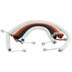 Telefon Spiral Kablo Krem