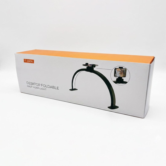 Trled F-550A AB-Pembe Elmas Desenli 55cm Katlanabilir Masa Lambası