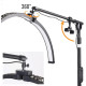 TrLed F-700B 70CM Zebra Elmas Desenli Ayaklı Profesyonel Güzellik Salonu Lambası