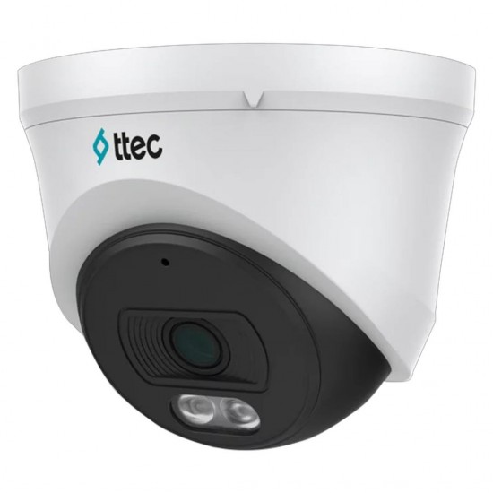 Ttec IPDP-2330M-M-LITE 2MP 2.8mm 30 Metre IR Sensörü Dahili Mikrofonlu H265+ IP67 IP Dome Kamera