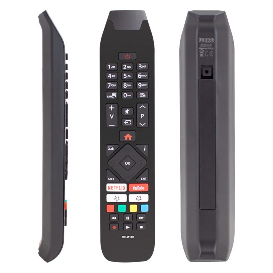 Vestel RC 43140 H0297A Netflix-Youtube Tuşlu Tv Kumandası