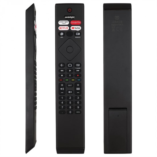 Weko PH-V13 Philips Netflix - Prime Video - Youtube Tuşlu Ses Komutsuz LCD - Led TV Kumanda