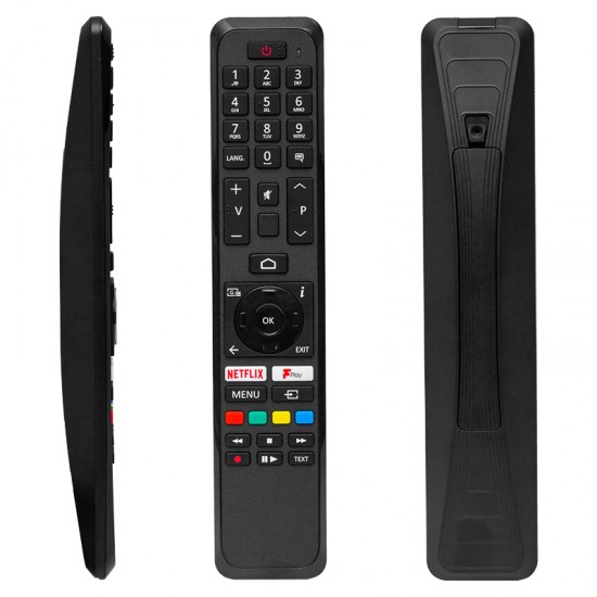 Vestel RC 43161 Netflix-Play-Mikrofon Tuşlu Ses Komutsuz Lcd Led Tv Kumanda