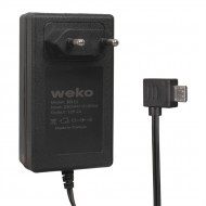 Weko WK-38111 Yerli Üretim 12 Volt - 2 Amper Micro Usb L Uçlu Priz Tipi Adaptör