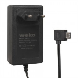 Weko WK-38111 Yerli Üretim 12 Volt - 2 Amper Micro Usb L Uçlu Priz Tipi Adaptör