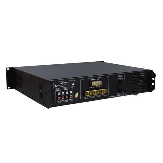 Westa WM-2250U 250 Watt 100 Volt USB-SD-Bluetooth 6 Bölgeli Trafolu Mixer Anfi