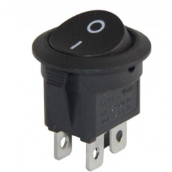 POWERMASTER Yuvarlak 4 Pinli Işıksız On-Off Anahtar IC-133-4