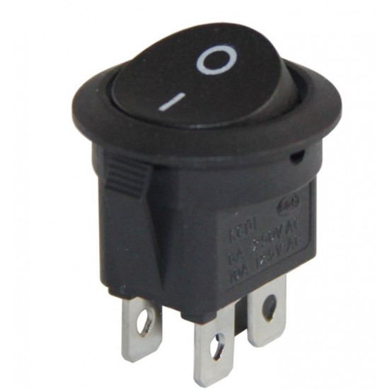 POWERMASTER Yuvarlak 4 Pinli Işıksız On-Off Anahtar IC-133-4